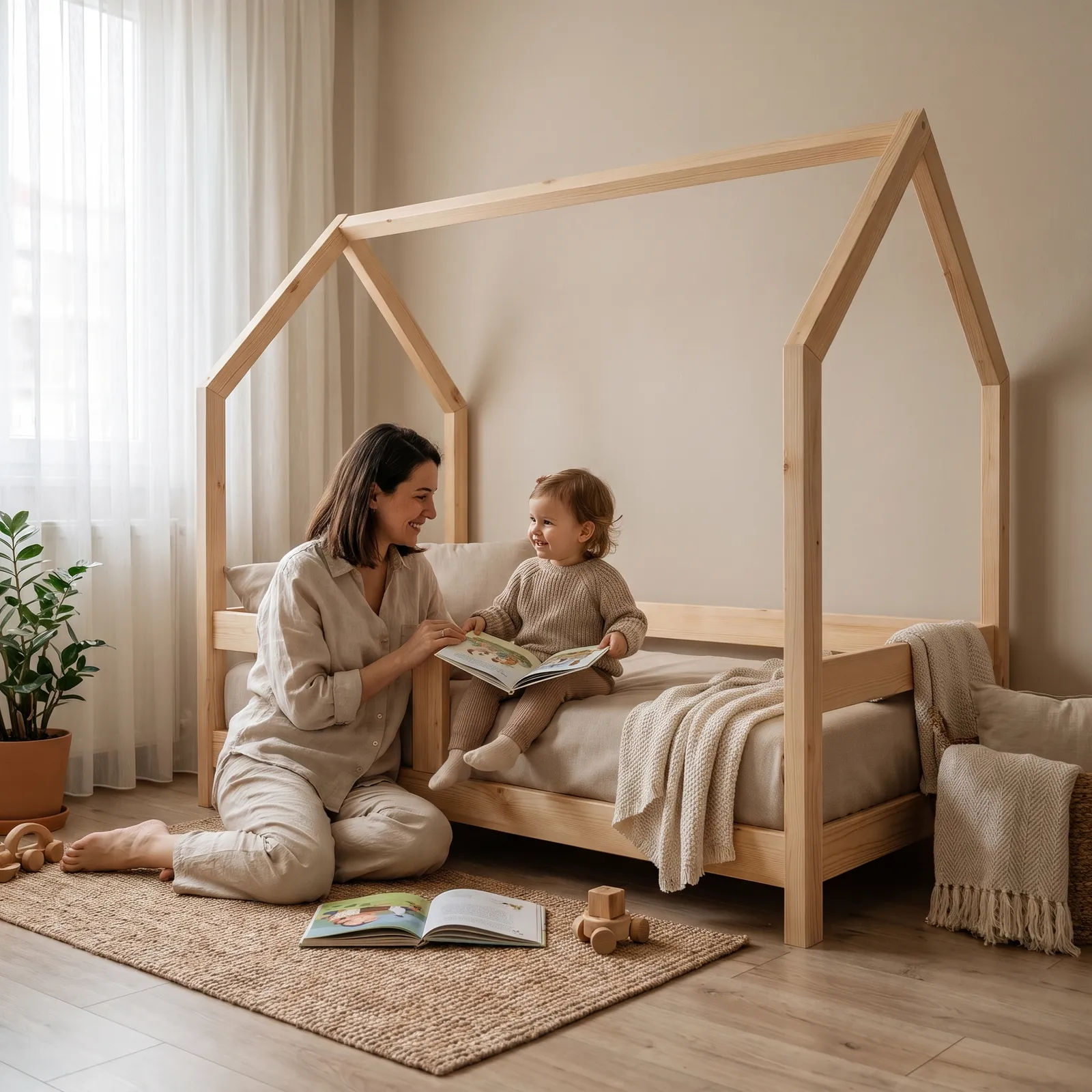 Elif A. — Çatılı Ev Montessori Yatak 90 x 190